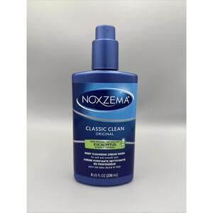 Noxzema Classic Clean Original Eucalyptus Deep Cleansing Cream Wash Pump 8oz NEW